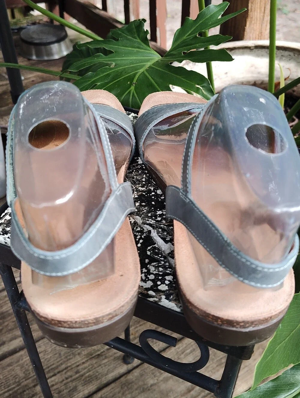 Dansko Rebekah Slate Blue Leather Buckle Ankle Strap Sandals Womens Size 39 US9
